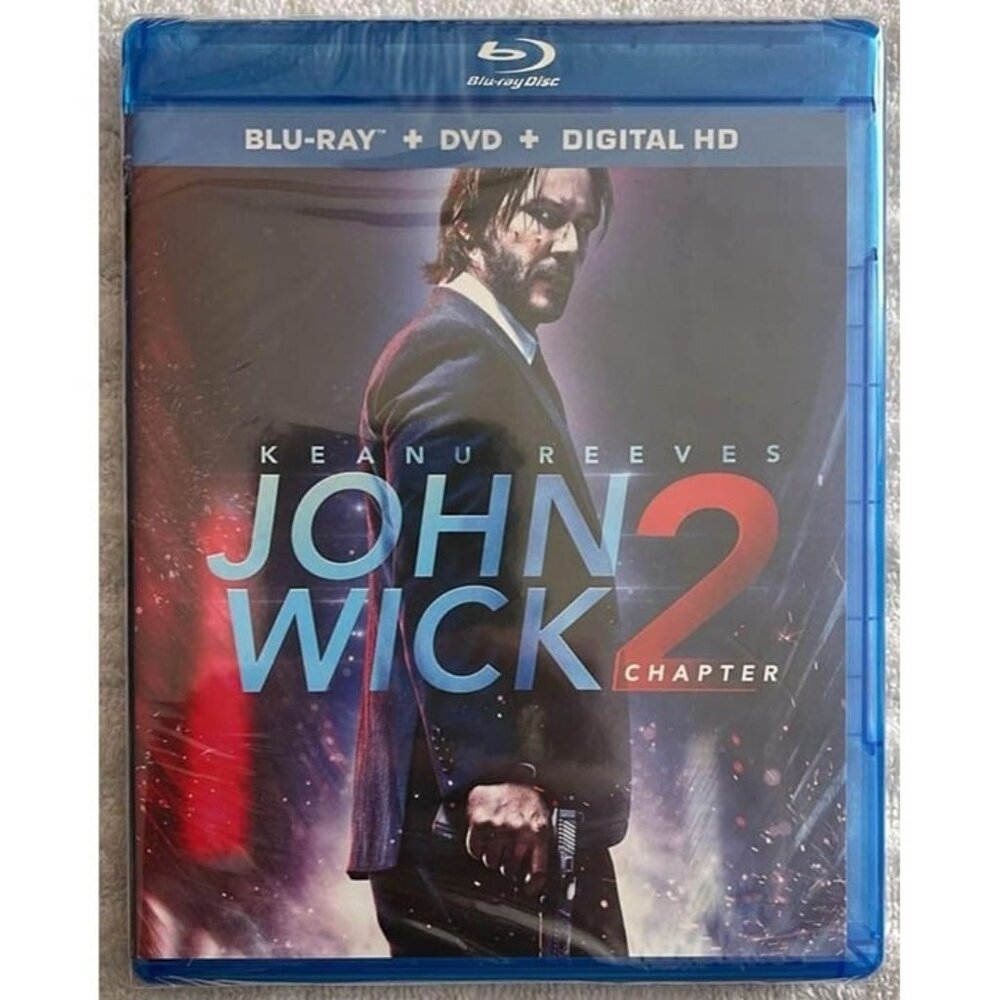 John Wick 2 (Blu-Ray + DVD + Digital) Brand New